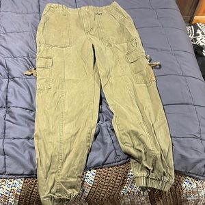 Forever 21 Green cargo pants